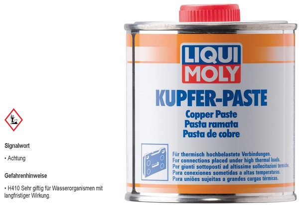 Liqui Moly Kupferpaste Copper Paste Schmiermittel Korrosionsschutz 250G-image