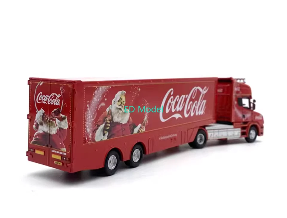 BN 1:76 Red Coke Christmas Scania T Cab Delivery Truck Model Diecast Metal Car - Image 4 of 4