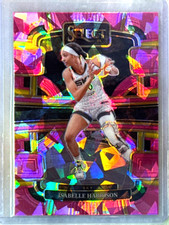 Isabelle Harrison 2024 Panini Select WNBA Pink Cracked Ice Card-#24 Sky