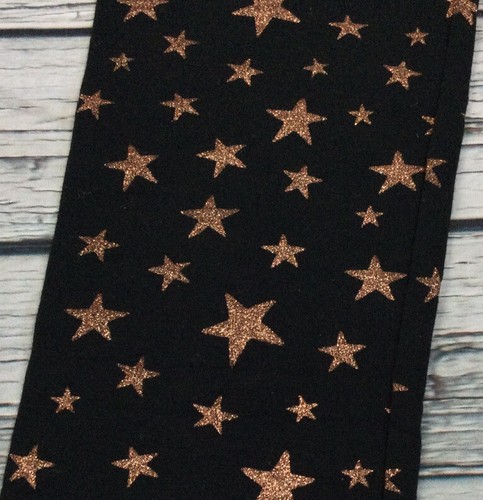 Gap Girls Large 10-11 Black & Gold Star Leggings. Nwt - Picture 2 of 2