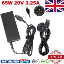 Laptop Charger for Lenovo ThinkPad T460 T450 T440P E570 E560 E5 20V 3.25A 65W