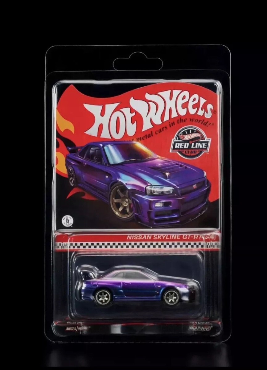 ラスト‼️2020RLC Hotwheels R34 nissan purple Hot Wheels RLC Nissan Skyline GT-R R34 Purple JDM 2020
