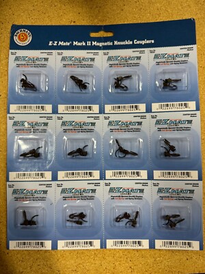 Bachmann 78025 HO Scale 12 pairs couplers Center Shank Medium NEW model trains