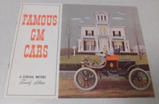 1962 "Famous GM Cars A General Motors Family Album advertising brochure