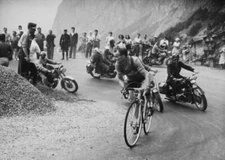 Jean Robic Switzerland 1950s Historic Old Photo