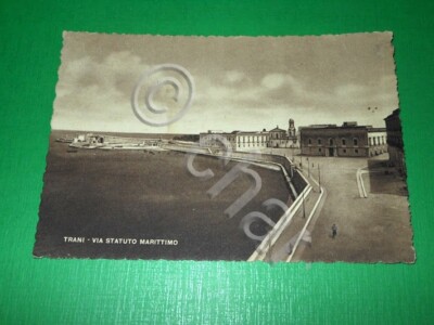 Postcard Trani - Via Statuto Marittimo 1950
