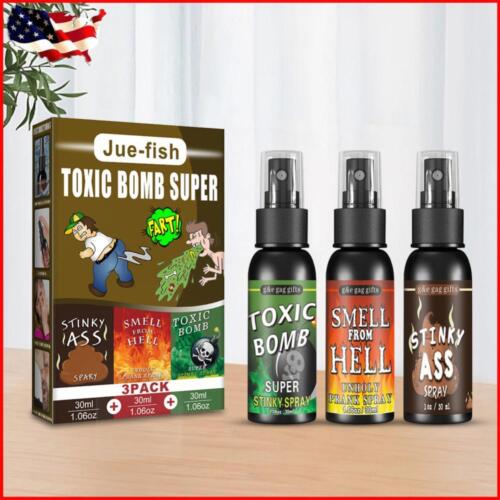 3P Fart Spray 30ml Non Toxic Fart Bomb Liquid Assart Spray Funny Gag Stink Spray