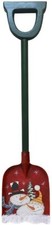 Snow Shovel for Kids Christmas Decoration ,Metal Shovel Wood Handle 23x5"