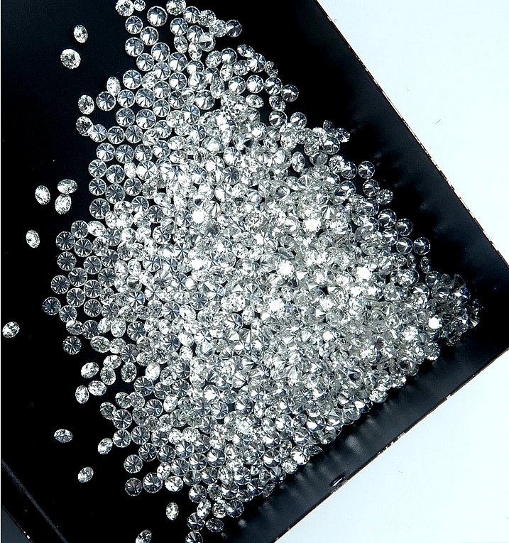 Loose Lab-Grown CVD Diamond LOT 4.00 MM D Color IF CLEARITY 50 PCS ...