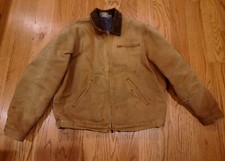 VTG Dickies Blanket Lined Work Jacket Size XL Made in USA Distressed Detroit