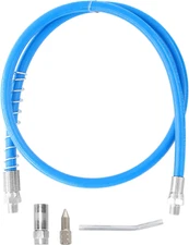 39" Grease Gun Hose, 4Pcs Grease Gun Accessories Kit Includes 1Pcs 39 Inch Flex