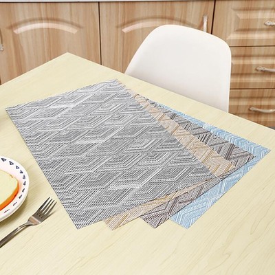 Non-slip Flax Waterproof Insulation Bowl Silicone Mat Placemat Table Protector Non-slip Flax Waterproof Insulation Bowl Silicone Mat Placemat Table Protector