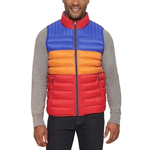 Tommy Hilfiger Mens Lightweight Ultra Loft Quilted Puffer Vest