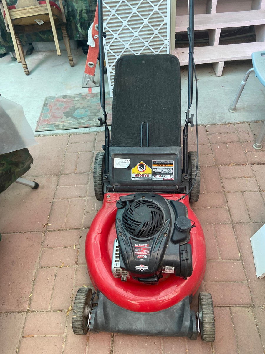 Self Propelled Mower Parts 21 In Yard Machine Push Mower Vintage