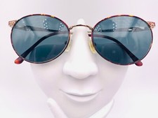 Vintage Savvy Eyes Savvy 71 Tortoise Gold Metal Oval Sunglasses FRAMES ONLY