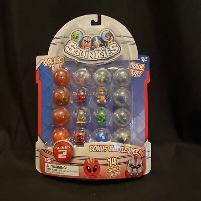 SQUINKIES Series 2 Bubble Pack NEW 14 Squinkies & Containers   2010 Sealed MOC