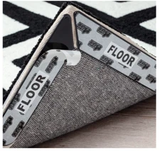 Rug Grip Pads Corner Stick Dual Sided Flexible Floor Grips Carpet Gripper Pad 8