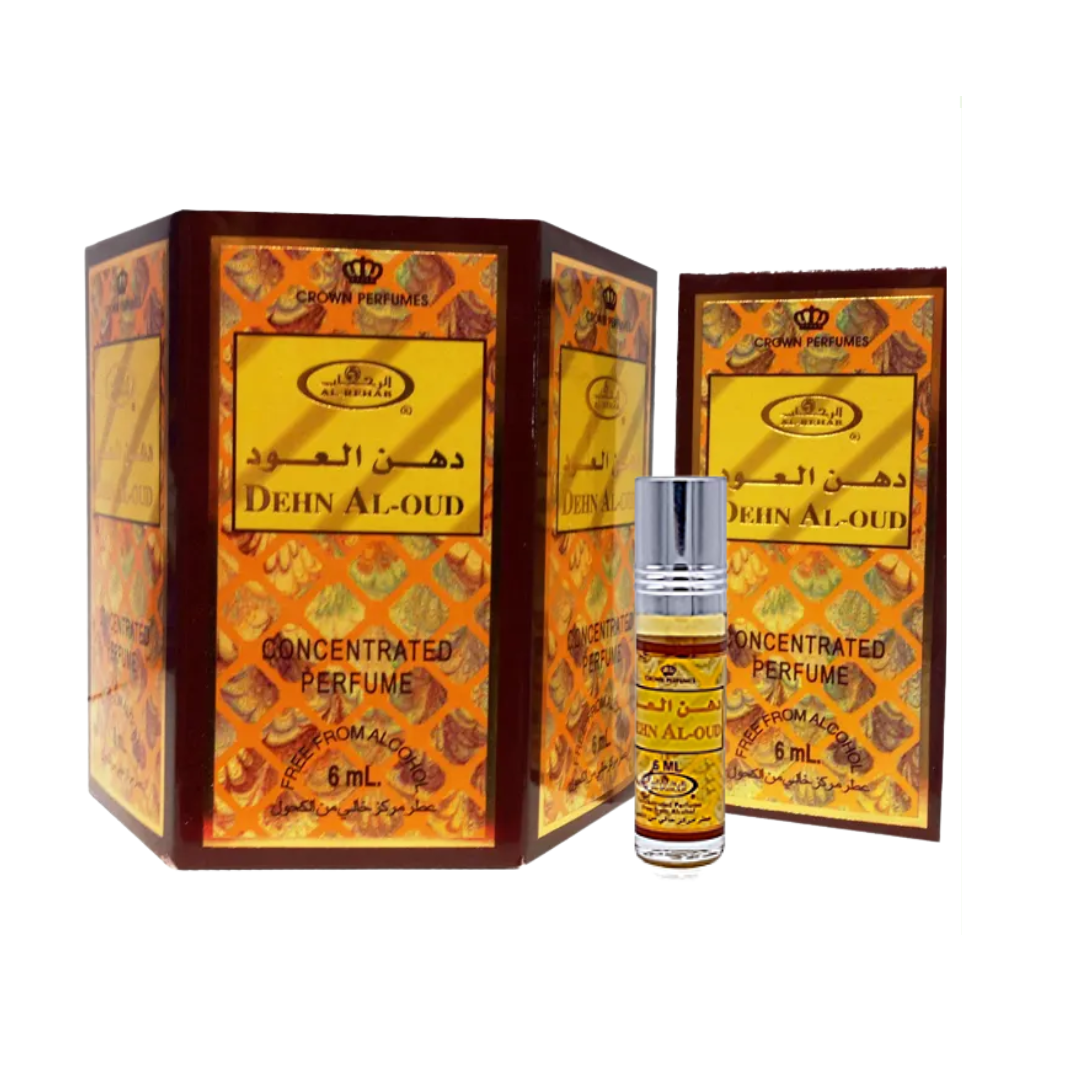Dehn AL Oud -6ml Roll-on Perfume Oil by Al-Rehab (Box of 6)