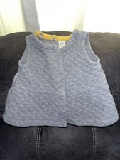 Carters Quilt Material Vest for Baby Girl Size 24 months E02 
