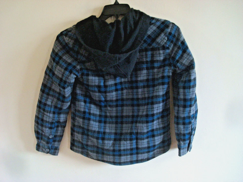 Chaqueta Niño Gris Cuadros C. R. Azul Talla 10/12 Nueva Foto 2 de 2