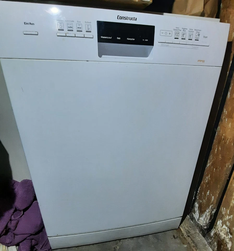 Constructa CG4A56S2 Geschirrspüler, Weiß, voll funktionsfähig