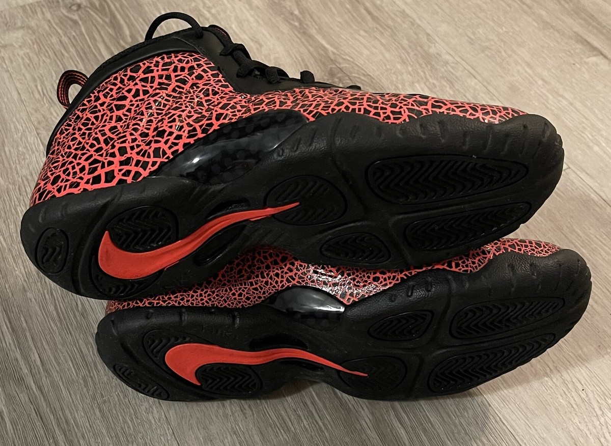 Nike 7 Men or 9 Womens Little Posite One GS Lava Crimson