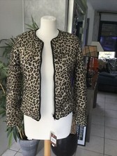 Doudoune mi-saison TORRENTE taille M réversible leopard/noire neuve