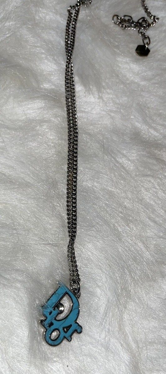 アクセサリー Christian Dior An oval Logo necklace Christian Dior An oval Logo necklace