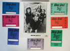Bon Jovi promo photo Original + 7 backstage pass satin stickers Authentic Otto !