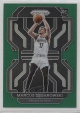2021-22 Panini Prizm Green Prizm Marcus Zegarowski #300 0gq4