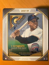 2019 Topps Gallery Baseball Mega Box 2 Auto’s Per Box Factory Sealed