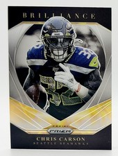2020 Panini Prizm Brilliance #15 Chris Carson Seattle Seahawks