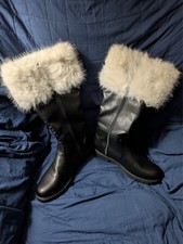 Santa Boots faux leather size 12