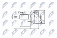 NTY Gelenksatz, Antriebswelle NPZ-TY-083