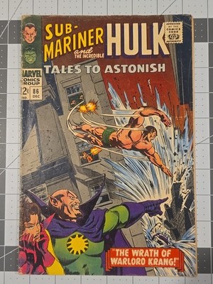 Tales to Astonish #86 ''The Wrath Of Warlord Krang'' (Marvel Comics December 1966)