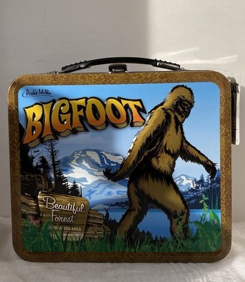 Bigfoot Collectible Lunch Box With Keychain, Made By Archie McPhee