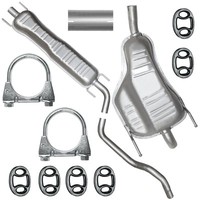 SchalldäMpferset Auspuffanlage Auspuff FüR Opel Zafira B Ii 05-14 1.8 Montages