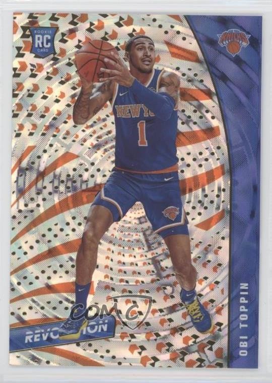 2020-21 Panini Revolution Rookies Fractal Obi Toppin #110 p7i