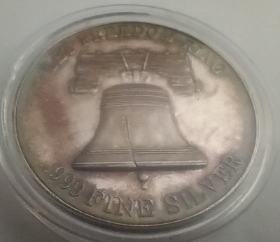 #ad #ad International Silver Trade Unit Let Freedom Ring 1 Troy Oz .999 Silver Round $112.00