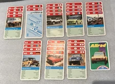 Vintage FX Schmid "Allrad" Super Trumpf Card Game - 4x4 Off-Road Vehicles