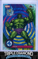 2026 Topps Finest Fantastic Four Hulk Negative Zone Blue Refractor #094/150 E820