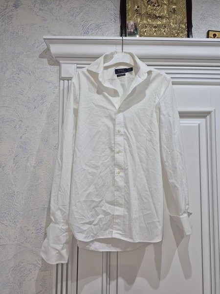 Men Polo Ralph Lauren Shirt White M #CIMR