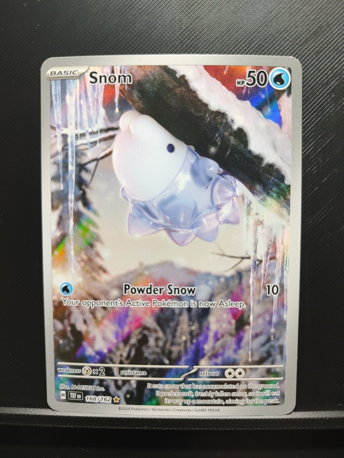 Pokémon TCG Snom Scarlet & Violet Temporal Forces 168/162