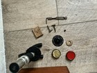 Antique 1930's Microscope Set In A Wooden Case Manufactured In Japan — photo 4