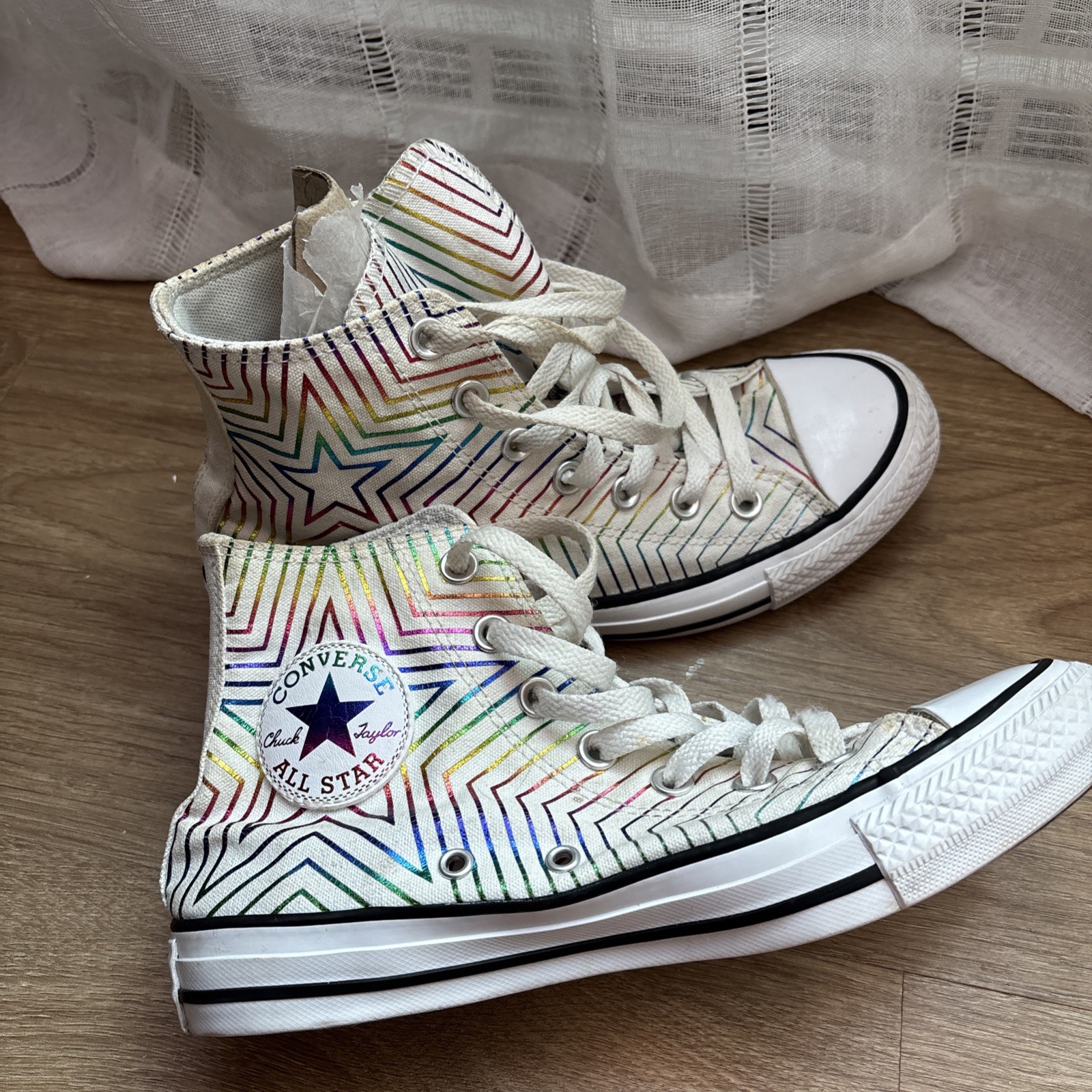 Converse Chuck Taylor All Star Exploding Star Hig… - image 1
