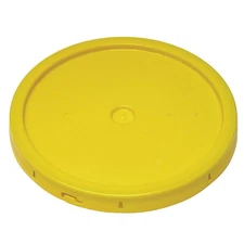 GRAINGER APPROVED ROP2100CVR-TT-Y Plastic Pail Lid,Yellow,HDPE 49EN73