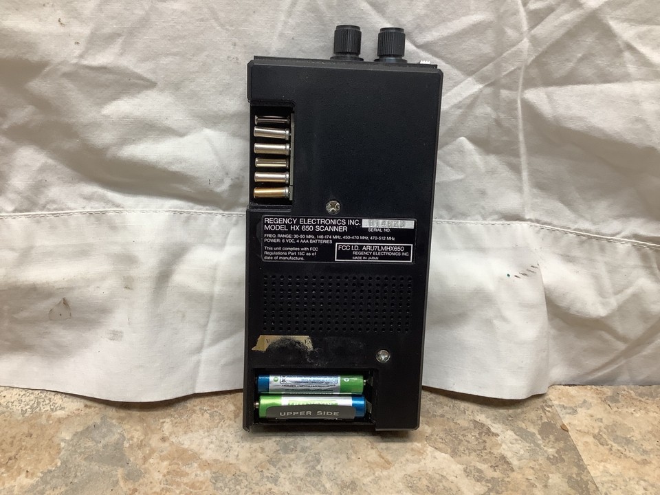 Scanner incendie police cristal Regency HX650 6 canaux 6 cristaux pour Scanner incendie police cristal Regency HX650 6 canaux 6 cristaux pour