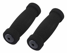 ALTA Short Foam Bicycle Grip 7/8" Handlebar 127mm Black Foam Comfort Cruiser/BMX