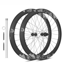  Set ruote bici da strada 700C full carbon disco / freno a V clincher / ruote tubeless