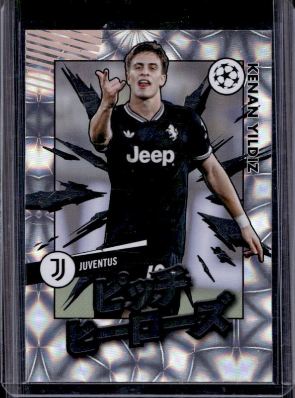 2025-26 Topps UEFA Japan Edition Kenan Yildiz Pitch Heroes #PH-9 Juventus